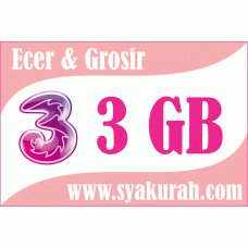 Three AON 12 Bulan 3 Gb Reguler 24 Jam